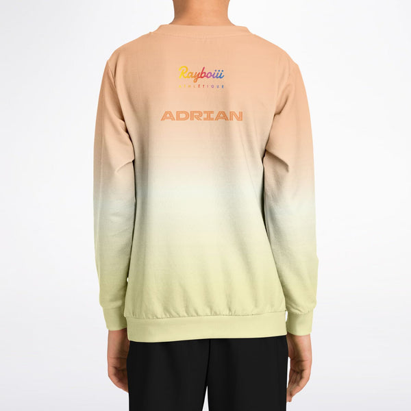 Load image into Gallery viewer, Peach Fade Name Customisable Sweater