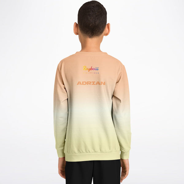 Load image into Gallery viewer, Peach Fade Name Customisable Sweater