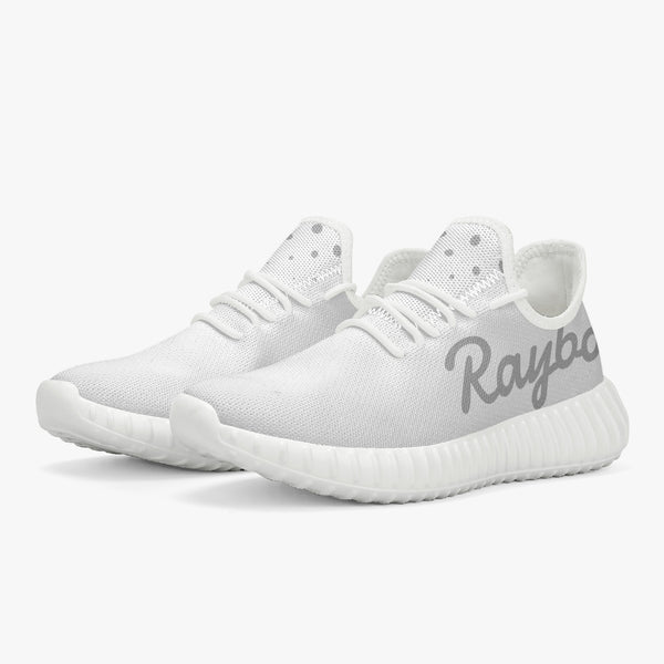 Load image into Gallery viewer, Rayboiii Mesh Knit Ice White Sneakers
