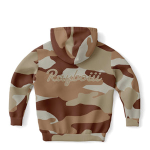 Rayboiii Camouflage Kids Hoodie