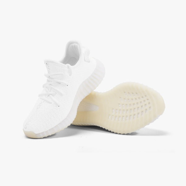 Load image into Gallery viewer, Rayboiii Kids' Mesh Knit White Sneakers