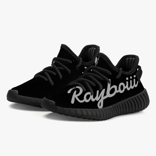 Load image into Gallery viewer, Rayboiii Kids' Mesh Knit Black Sneakers
