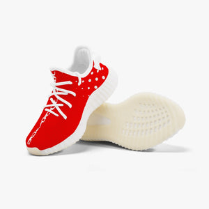 Rayboiii Kids' Mesh Knit Red Sneakers