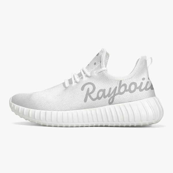 Load image into Gallery viewer, Rayboiii Mesh Knit Ice White Sneakers