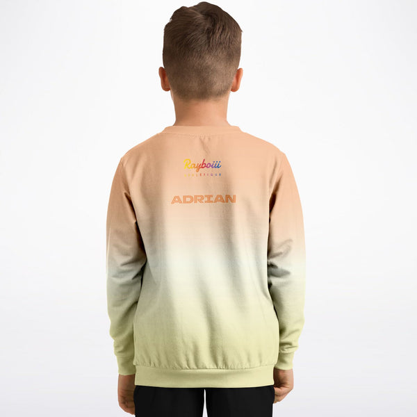 Load image into Gallery viewer, Peach Fade Name Customisable Sweater