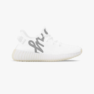 Rayboiii Kids' Mesh Knit White Sneakers