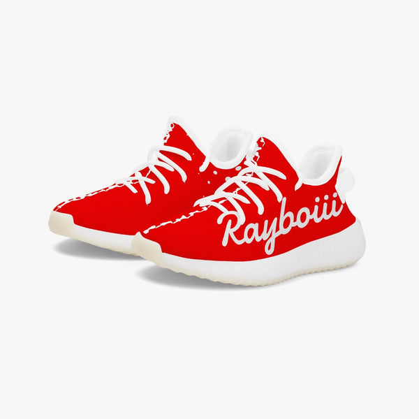 Load image into Gallery viewer, Rayboiii Kids' Mesh Knit Red Sneakers