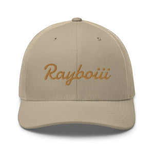 Rayboiii Khaki Trucker Cap