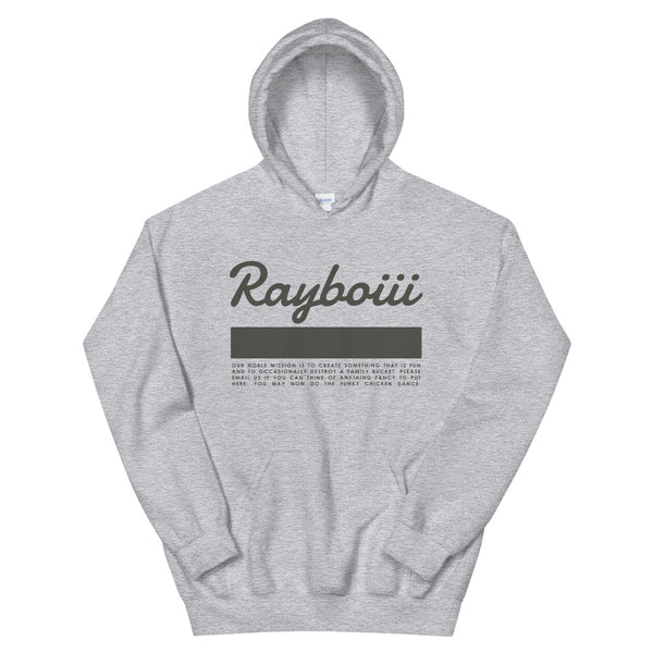 Load image into Gallery viewer, Noble Mission - Grey / White Hoodie (Grown Ups)