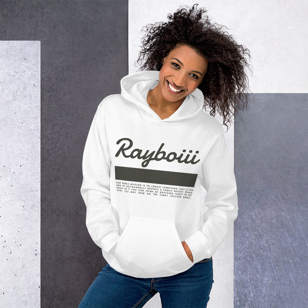 Load image into Gallery viewer, Noble Mission - Grey / White Hoodie (Grown Ups)