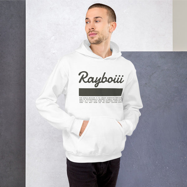 Load image into Gallery viewer, Noble Mission - Grey / White Hoodie (Grown Ups)