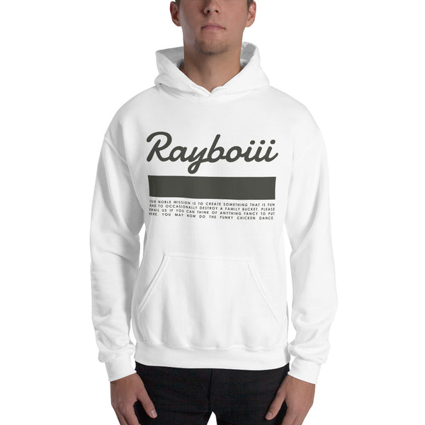 Load image into Gallery viewer, Noble Mission - Grey / White Hoodie (Grown Ups)