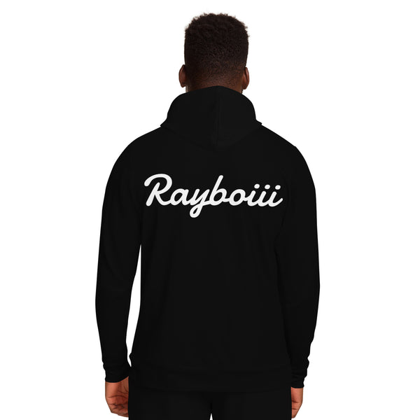 Load image into Gallery viewer, Rayboiii Black Brush Fleece interior Hoodie
