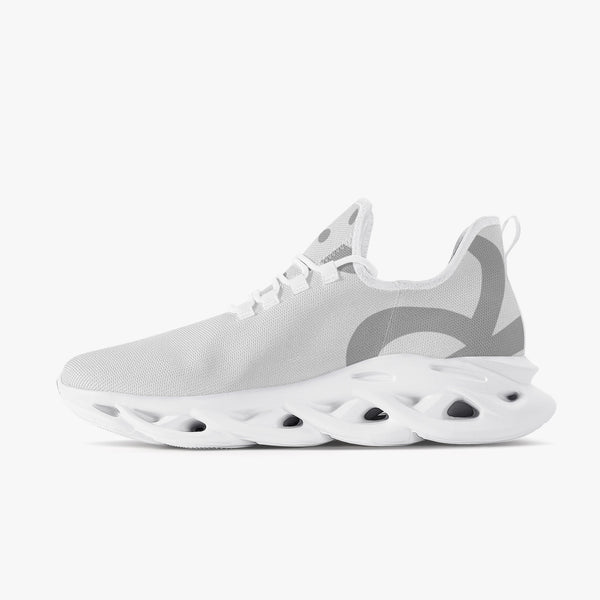 Load image into Gallery viewer, Rayboiii Bounce White Mesh Knit Sneakers
