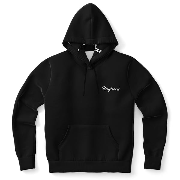 Load image into Gallery viewer, Rayboiii Black Brush Fleece interior Hoodie
