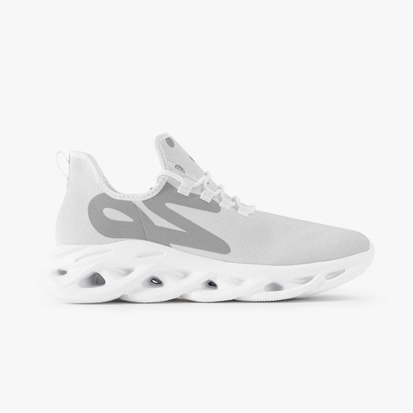 Load image into Gallery viewer, Rayboiii Bounce White Mesh Knit Sneakers
