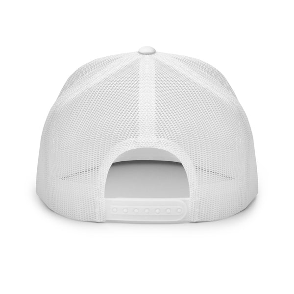 Load image into Gallery viewer, Rayboiii Classic Mesh Trucker Cap with Snapback in White
