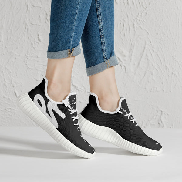 Load image into Gallery viewer, Rayboiii All Stars Mesh Knit Black Sneakers

