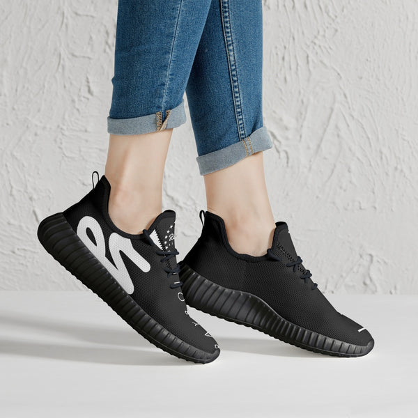 Load image into Gallery viewer, Rayboiii All Stars Mesh Knit Black Sneakers
