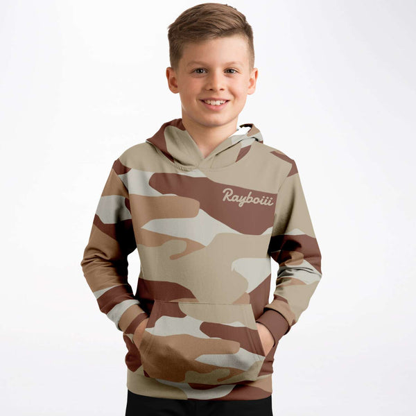 Load image into Gallery viewer, Rayboiii Camouflage Kids Hoodie
