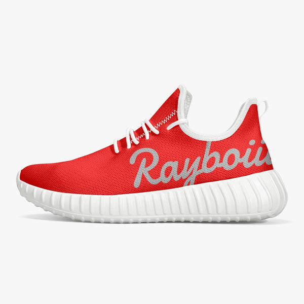 Load image into Gallery viewer, Rayboiii Mesh Knit Red Sneakers
