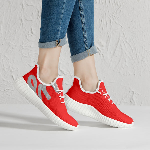 Load image into Gallery viewer, Rayboiii Mesh Knit Red Sneakers

