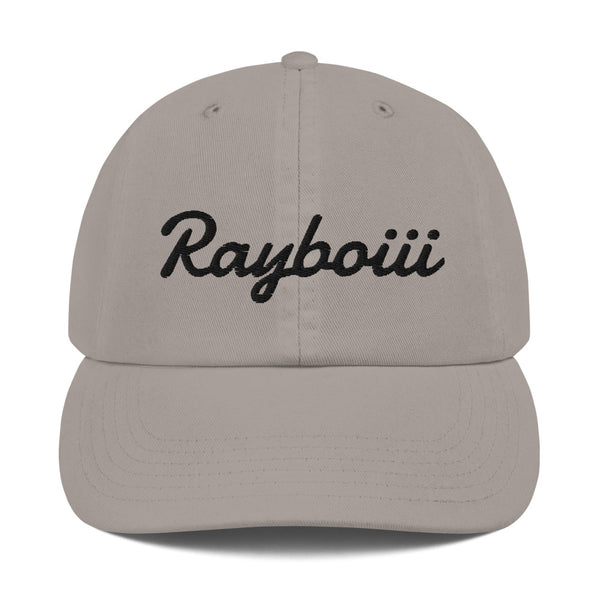 Load image into Gallery viewer, Rayboiii X Champion Baseball Cap Black
