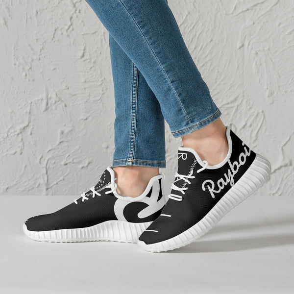 Load image into Gallery viewer, Rayboiii All Stars Mesh Knit Black Sneakers
