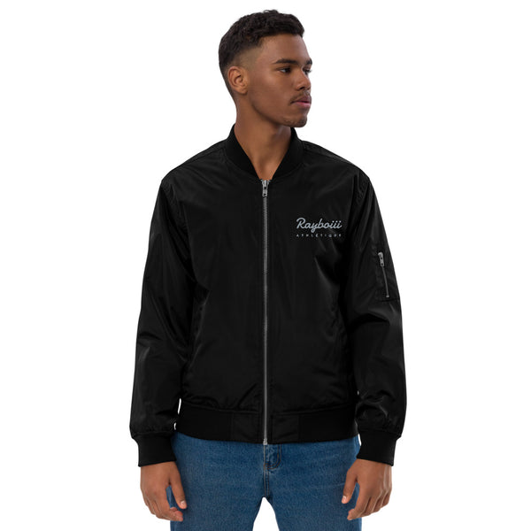 Load image into Gallery viewer, Rayboiii Athlétique Recycled Bomber Jacket
