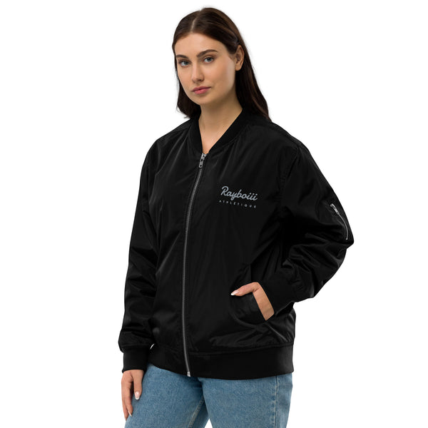 Load image into Gallery viewer, Rayboiii Athlétique Recycled Bomber Jacket
