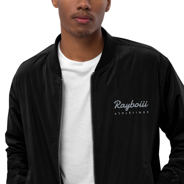 Load image into Gallery viewer, Rayboiii Athlétique Recycled Bomber Jacket
