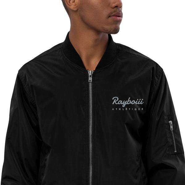 Load image into Gallery viewer, Rayboiii Athlétique Recycled Bomber Jacket
