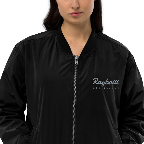 Load image into Gallery viewer, Rayboiii Athlétique Recycled Bomber Jacket
