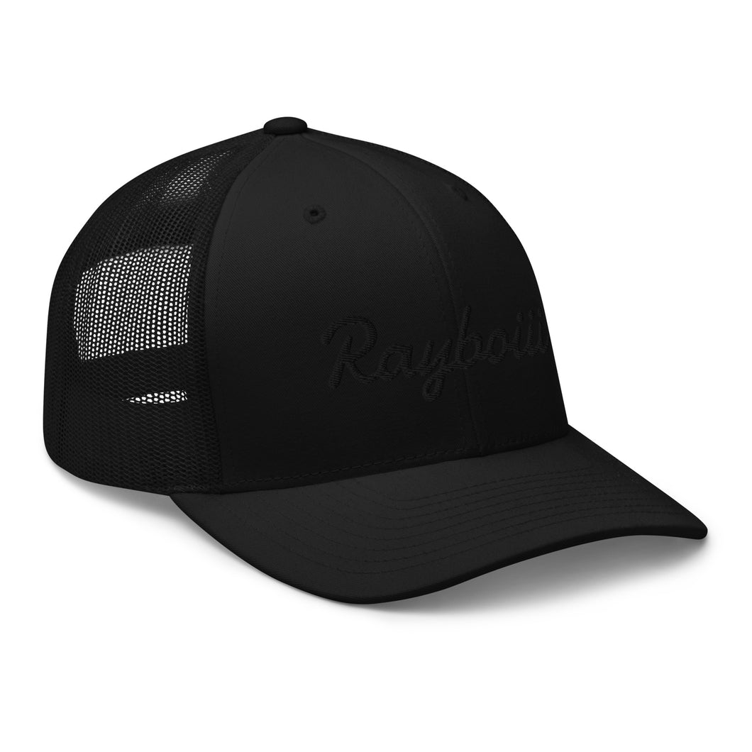 Rayboiii Black Trucker Cap