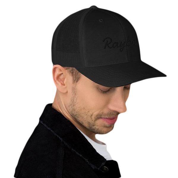 Load image into Gallery viewer, Rayboiii Black Trucker Cap
