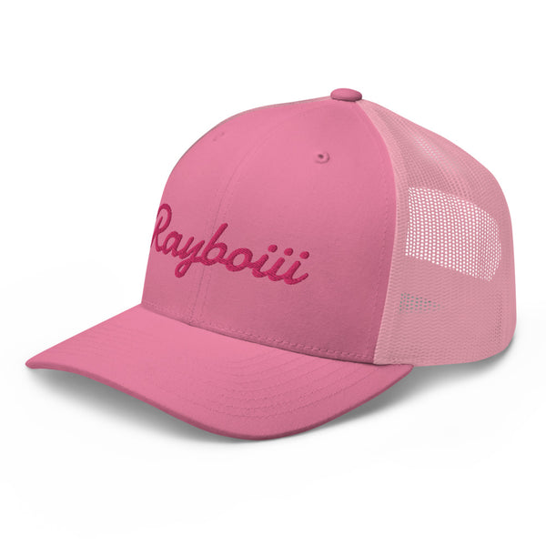Load image into Gallery viewer, Rayboiii Pink Trucker Cap
